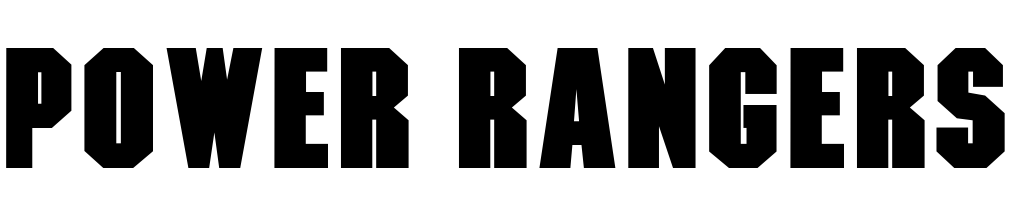 Power Rangers Font
