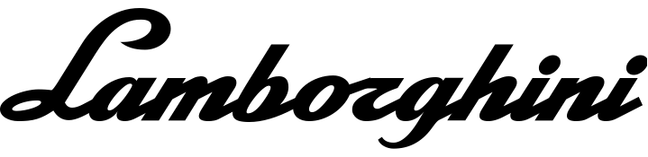 Lamborghini Font