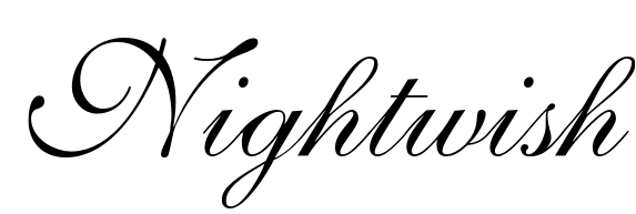 Nightwish Font