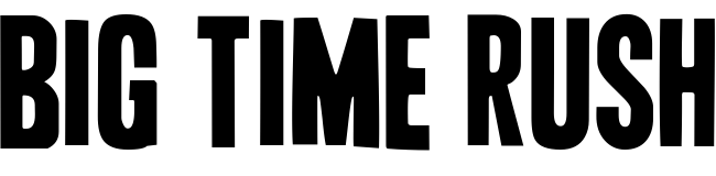 Big Time Rush Font