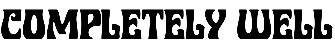 Completely Well Font