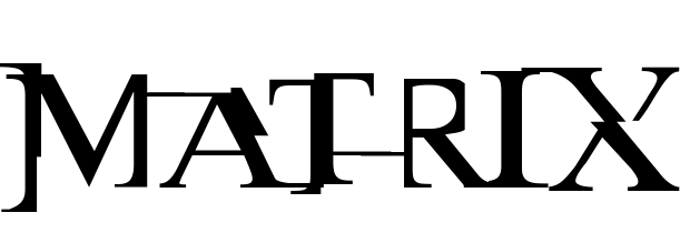 Matrix Font
