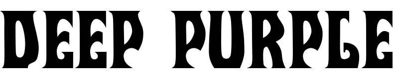 Deep Purple Font