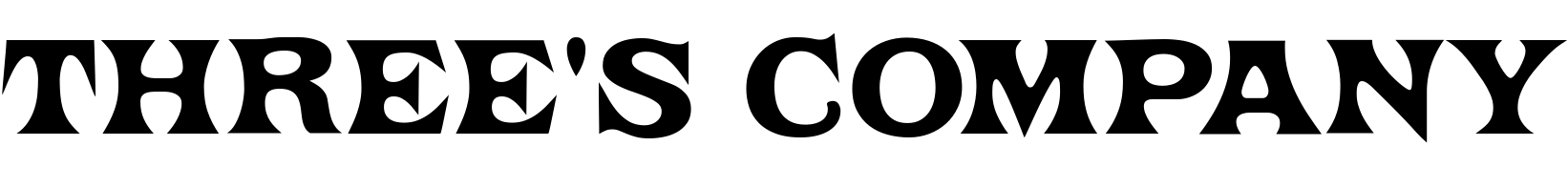 Three's Company Font