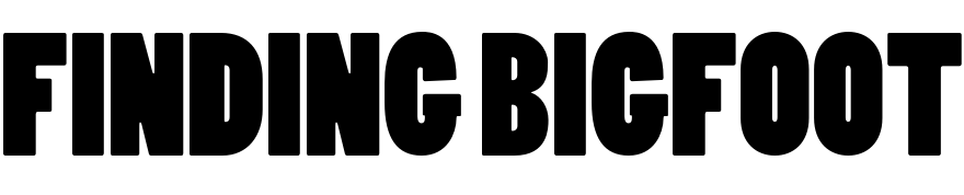 Finding Bigfoot Font