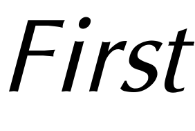 First United Font