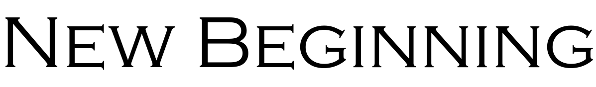 New Beginning Font