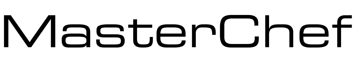 MasterChef Font