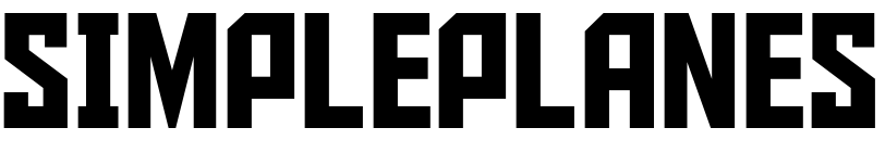 SimplePlanes Font