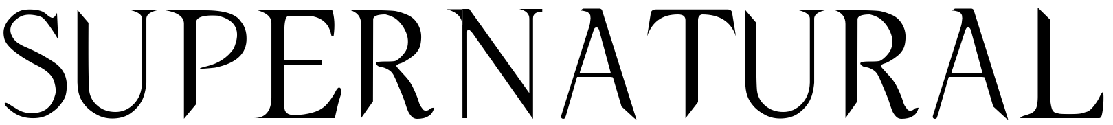 Supernatural Font
