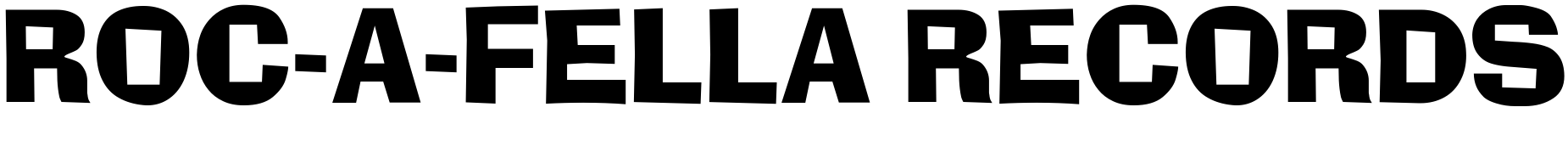 Roc-A-Fella Records Font