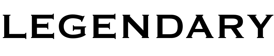 Legendary Font