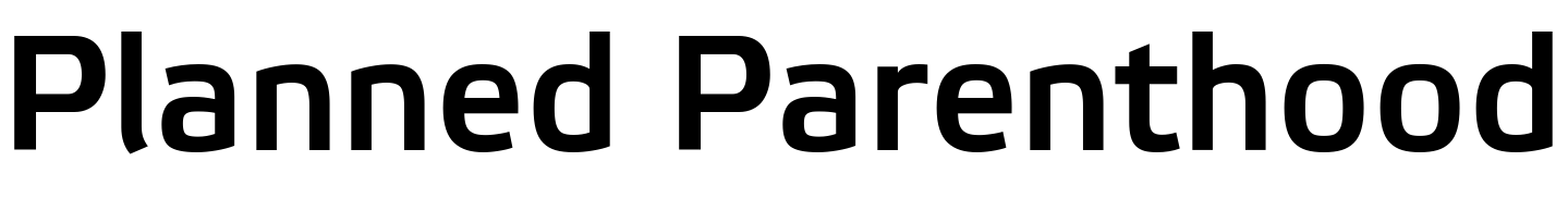 Planned Parenthood Font