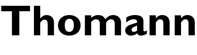 Thomann Logo Font