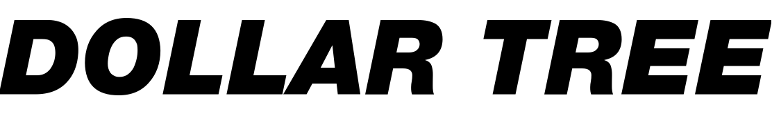 Dollar Tree Logo Font