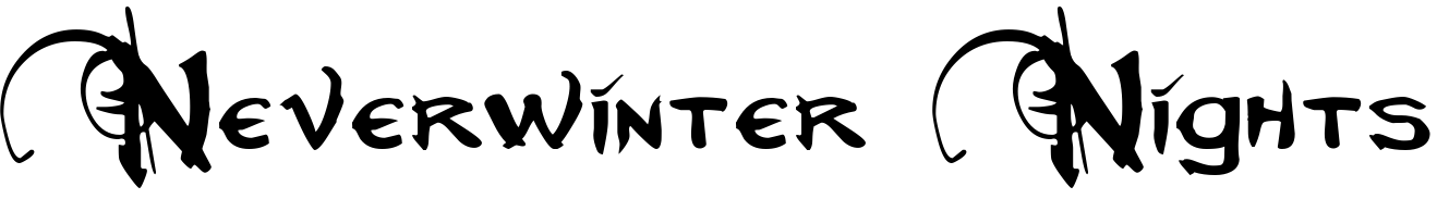 Neverwinter Nights Font