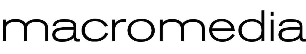 Macromedia Font