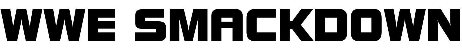 WWE SmackDown Font