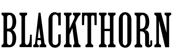 Blackthorn Font