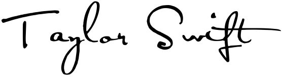Taylor Swift Font