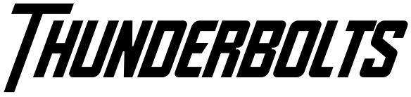 Thunderbolts Font