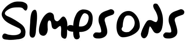 Simpsons Font