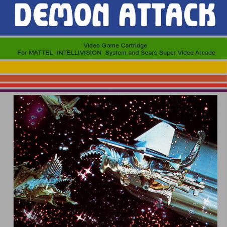 Demon Attack Font